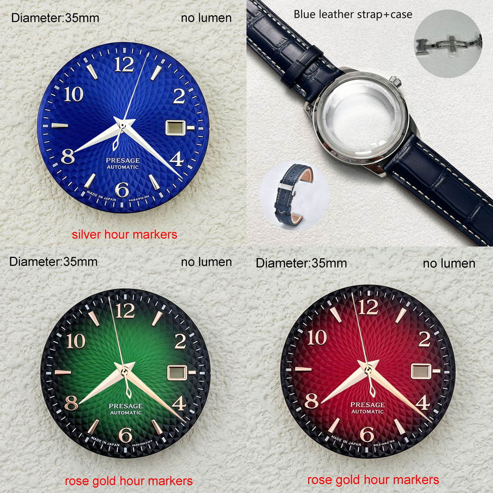 Seiko Watch Presage - New 35mm NH35 S Logo Dial