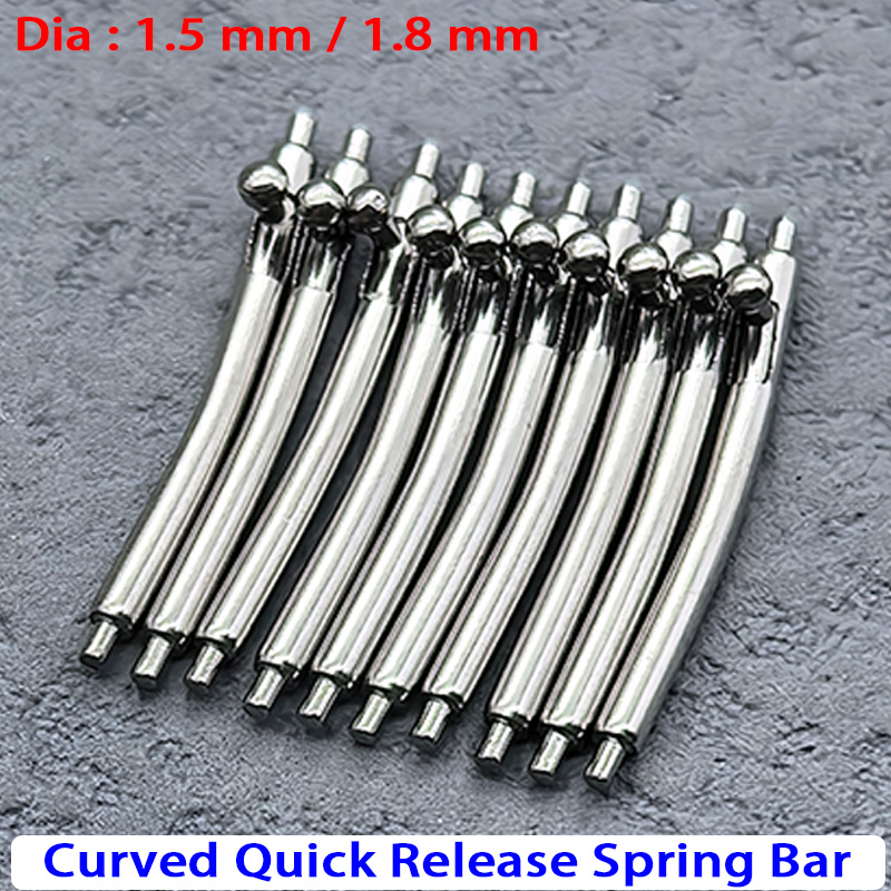 Dia 1.5/1.8mm Curved Quick Rel - Curved Spring Bar review and price