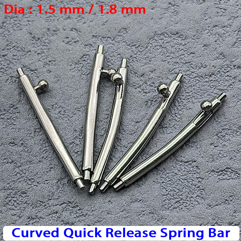 Dia 1.5/1.8mm Curved Quick Rel - Curved Spring Bar review and price