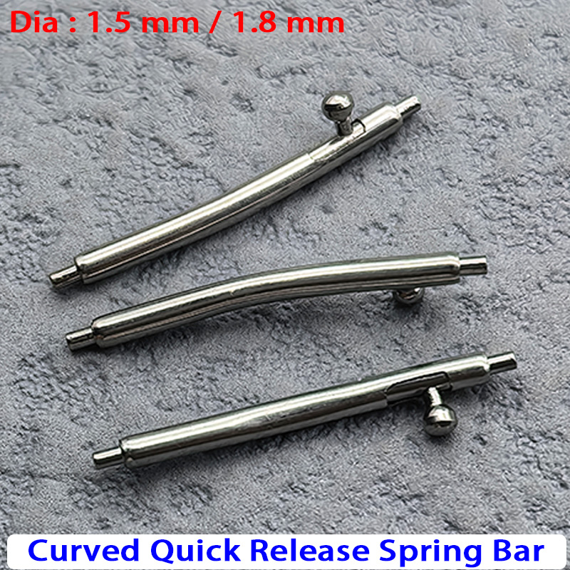 Dia 1.5/1.8mm Curved Quick Rel - Curved Spring Bar review and price