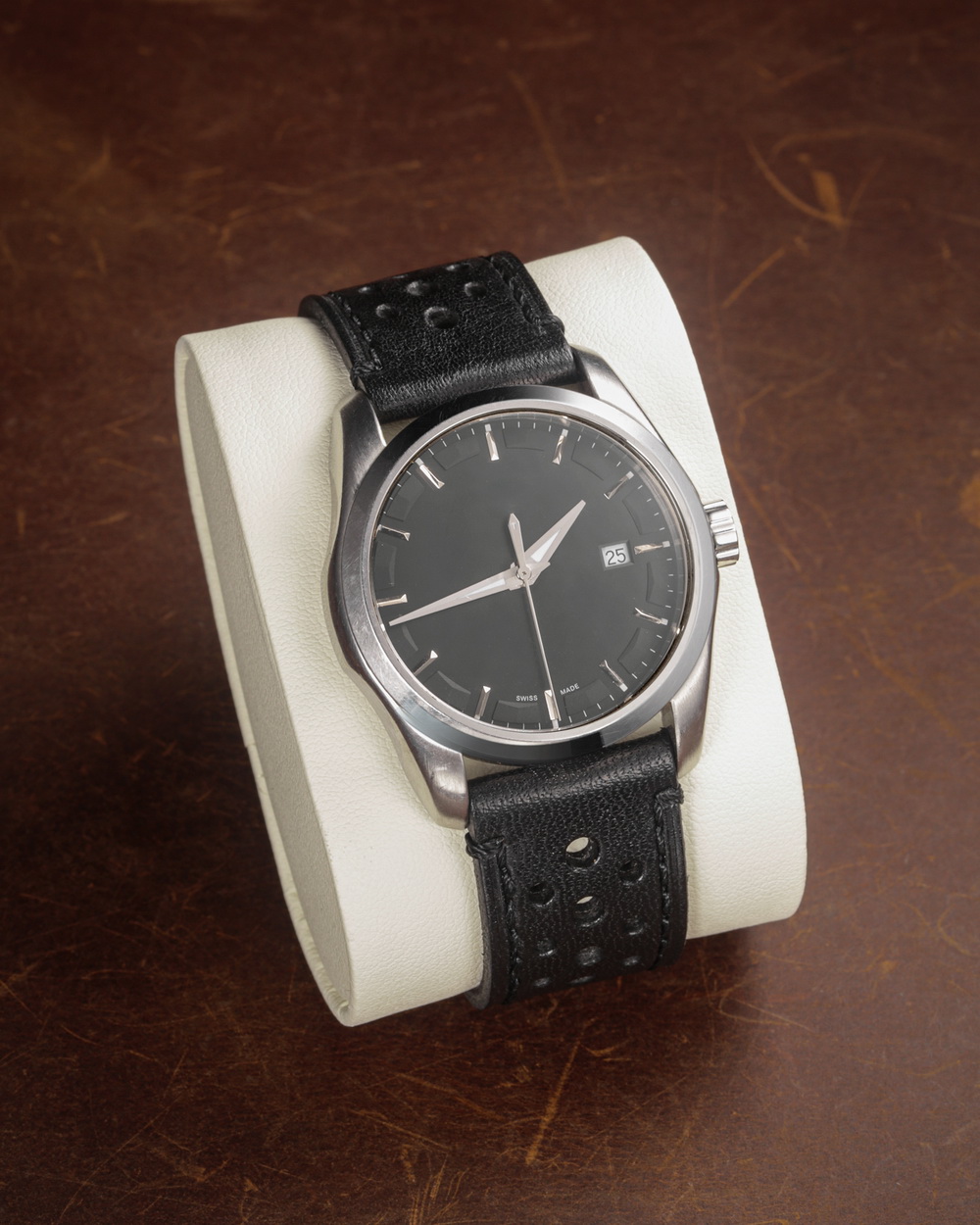 Hemsut Genuine Leather Watch B - Suede Strap Watch review and price