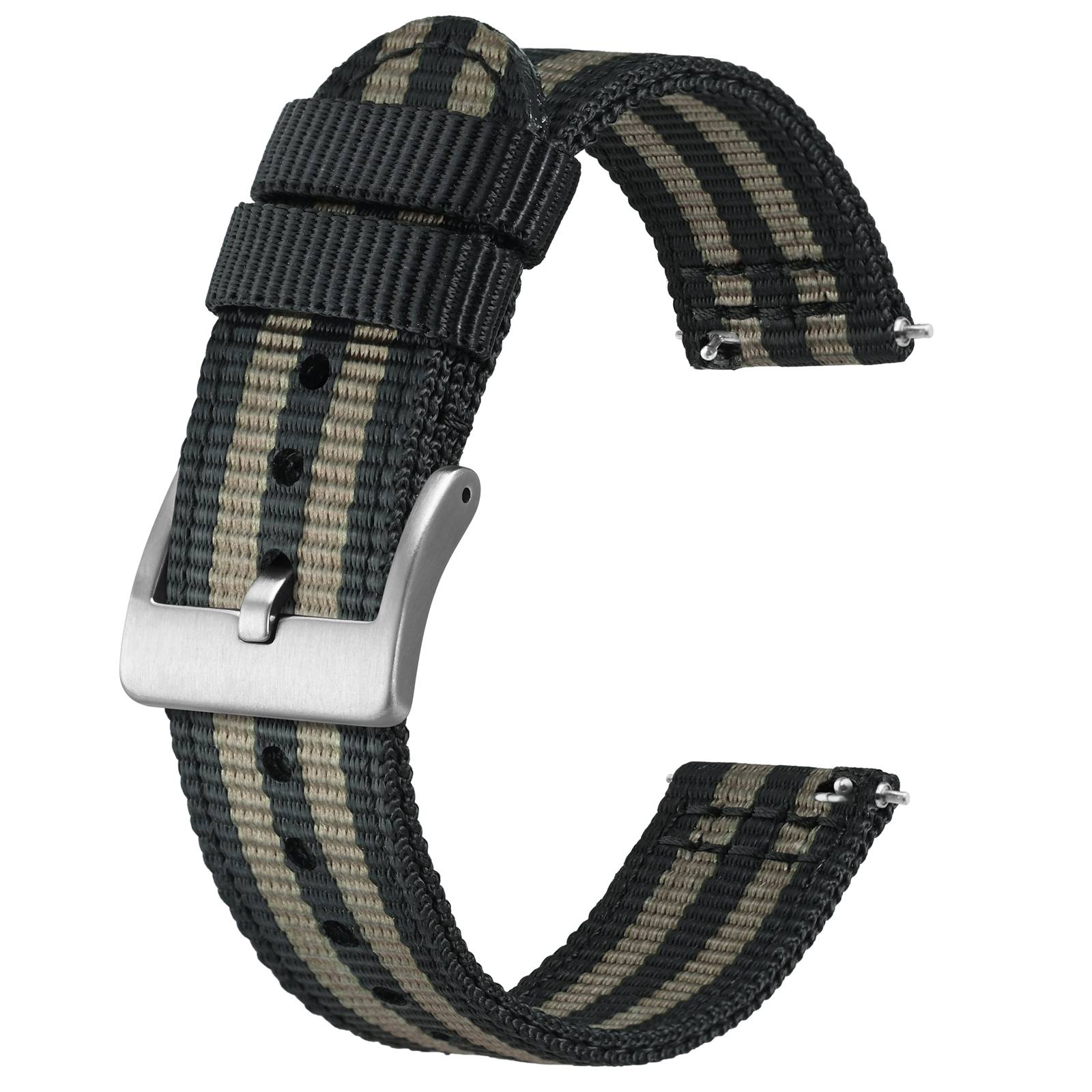BISONSTRAP Nylon Wacth Strap,1 - Suede Strap Watch review and price