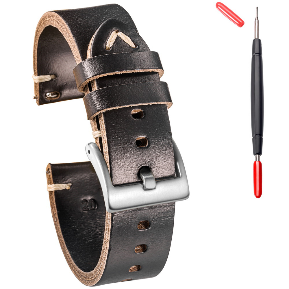 Hemsut Leather Watch Bands Qui - Suede Strap Watch review and price