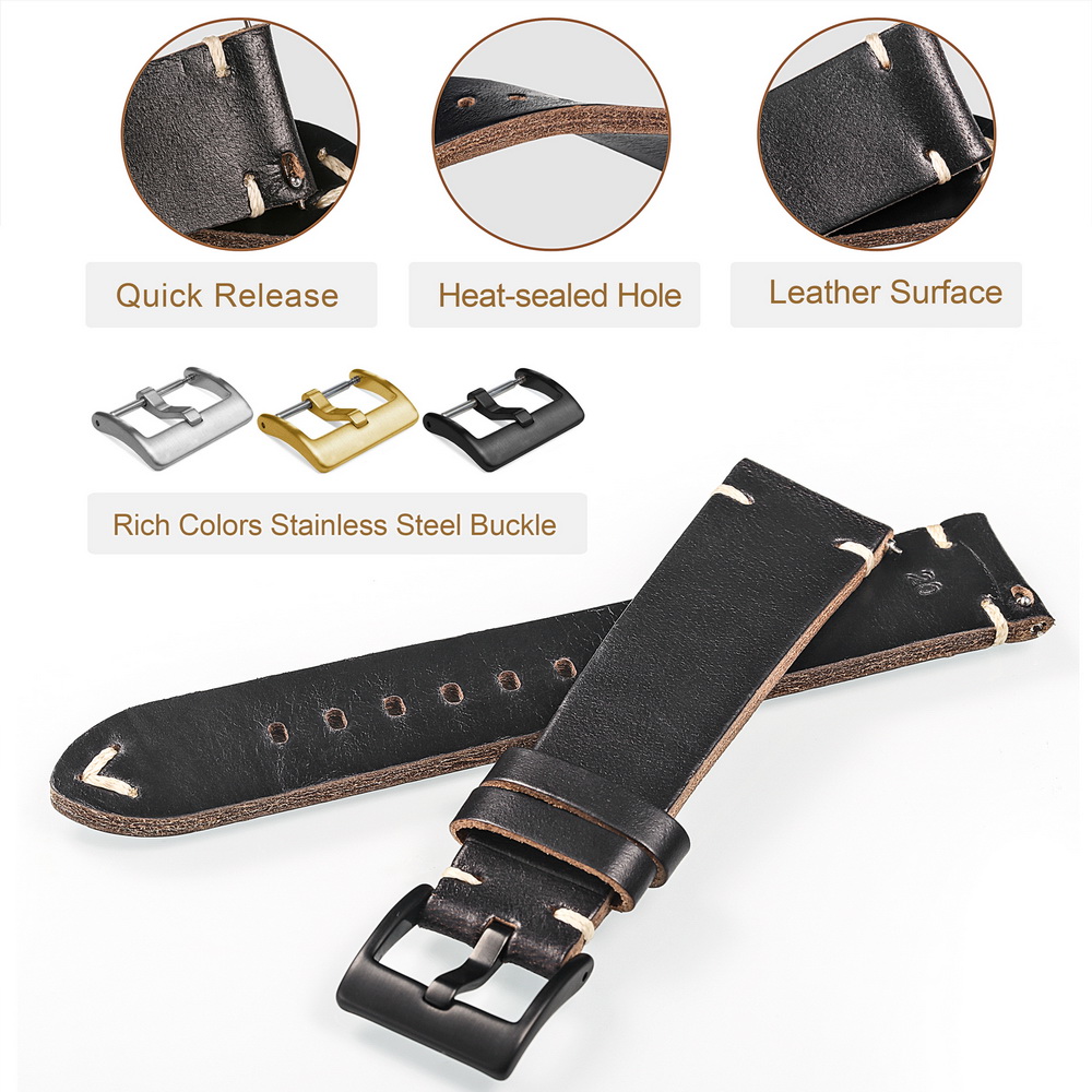 Hemsut Leather Watch Bands Qui - Suede Strap Watch review and price