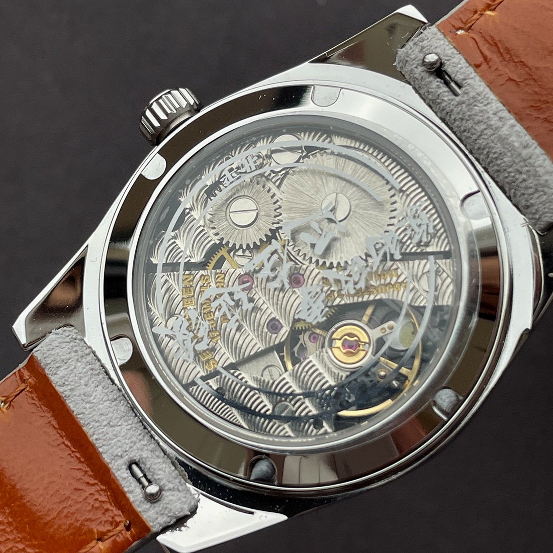 Merkur Watch Salmon Dial Watch - Omega Watch Constellation review and price